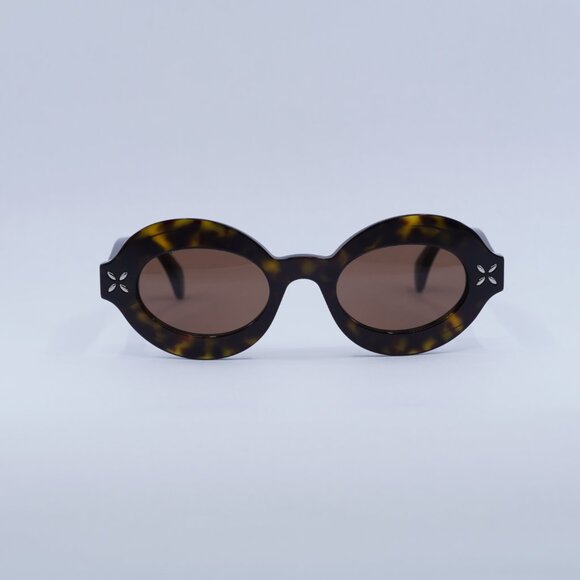 ?️ New Azzedine Alaïa AA0059S 003 Sunglasses - Havana Frame, Brown Lenses main image 8